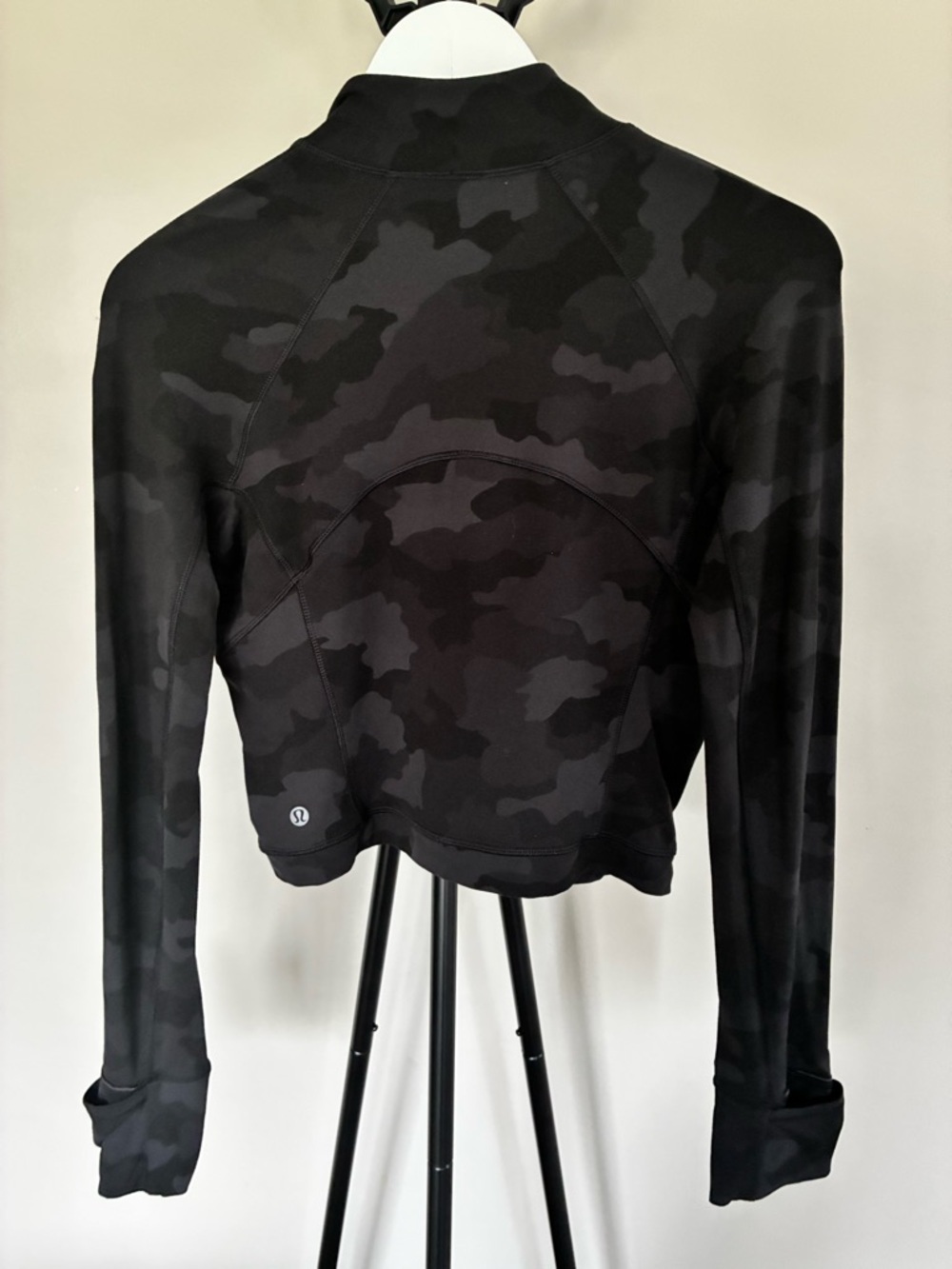 Lululemon Its Rulu Run Cropped Half-Zip | 6 | Heritage 365 Camo Deep Coal Multi - Picture 5 of 5